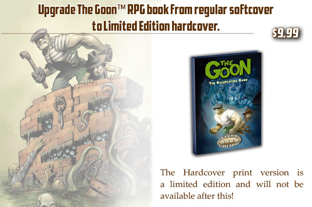 The Goon™ RPG in Limited Edition hardcover + PDF