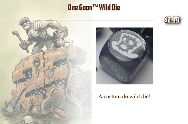 The Goon™ RPG Dice: 1 Wild Die