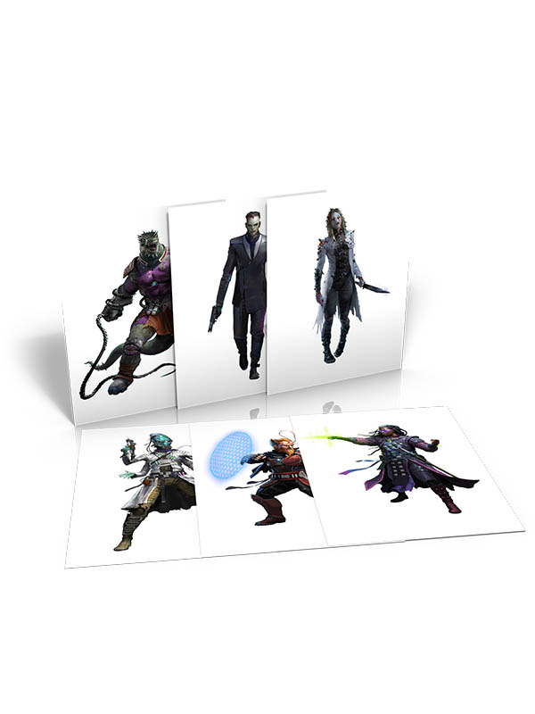 6 Ex-Libris (Signal hurlant + Guide des options de personnages)