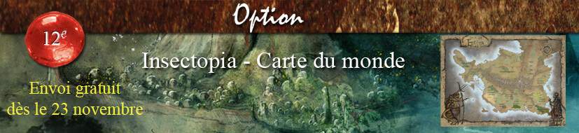 Insectopia - Carte du monde