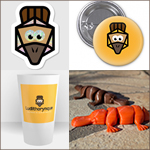 Pack goodies (1 badge + 1 sticker + 1 gobelet + 1 ornitho 3D)