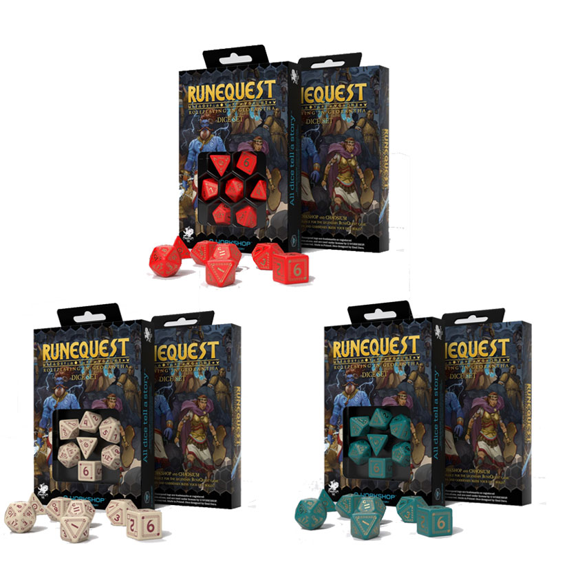 Set de 7 dés RuneQuest