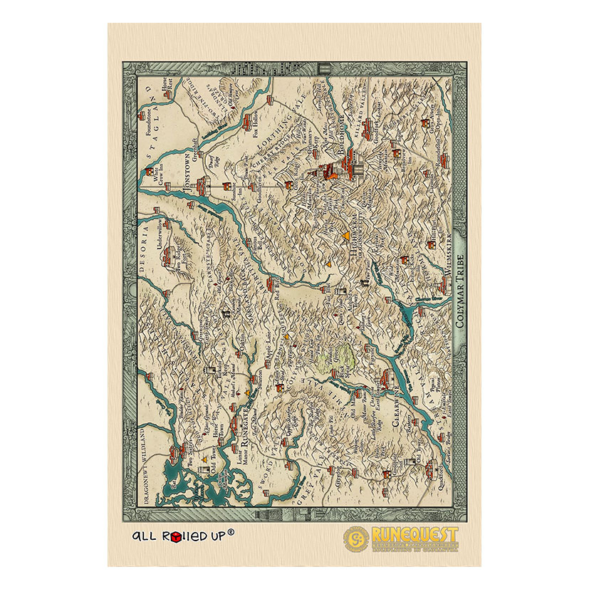 All rolled up : Map