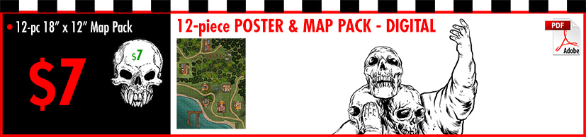 ADD-ON - $7 - 12 POSTERS & MAPS 18” x 12” - DIGITAL