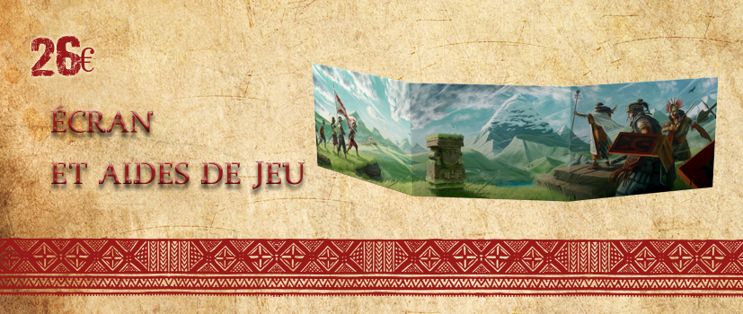 Ecran et aide de jeux - Sapa Inca