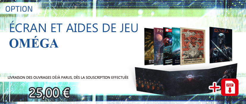 Oméga - Ecran et aides de jeu