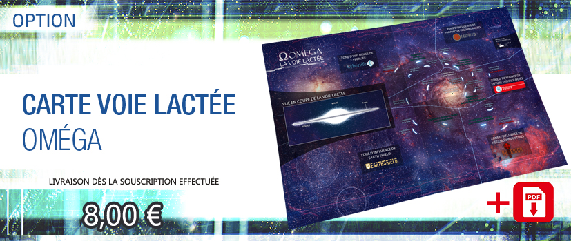 Oméga - Carte de la Voie lactée