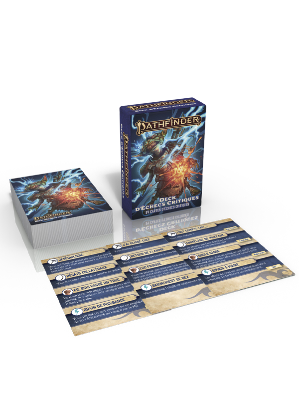 Pathfinder 2 - Deck d'échecs critiques