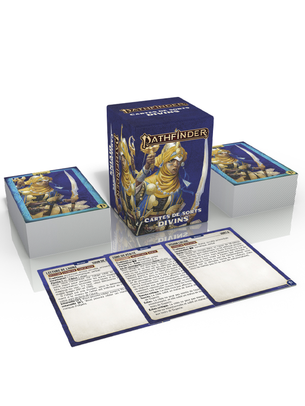 Pathfinder 2 - Cartes de sorts divins