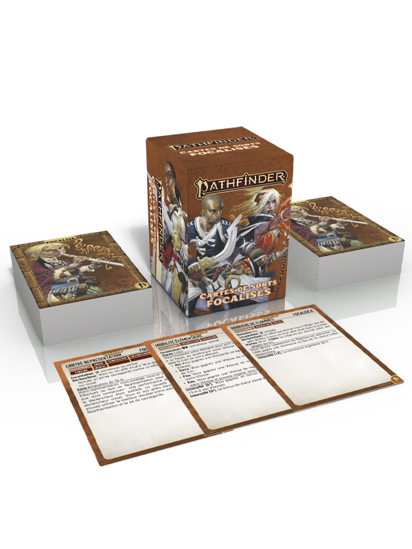 Pathfinder 2 - Cartes de sorts Focalisés