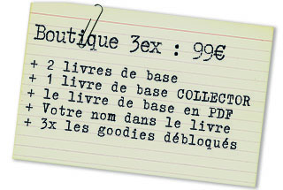 Offre boutique 3ex : 2 LDB + 1 LDB collector