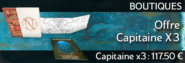 Offre boutique 2 : 3 X Capitaine (Livre de base + Fourreau + Ecran + Paliers)