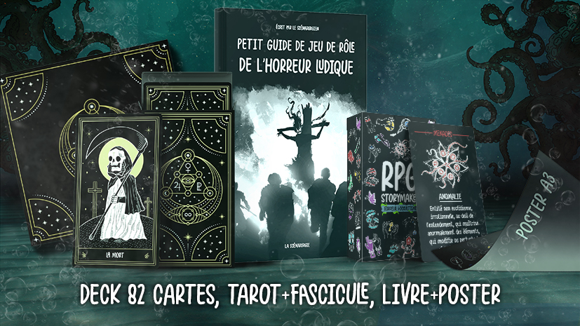 Deck de 82 Cartes (1 carte mystère en bonus)  + Livre + Tarot Divinatoire 