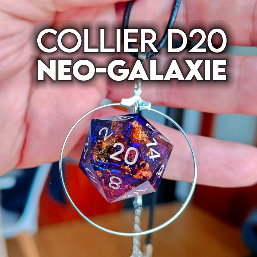 Collier d20 Neo-Galaxie