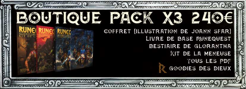 Offre boutique : Questeur x3