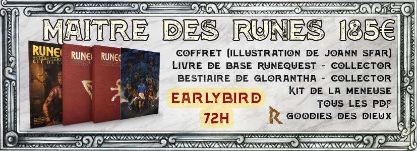 Maître des Runes : Early-Bird 72H