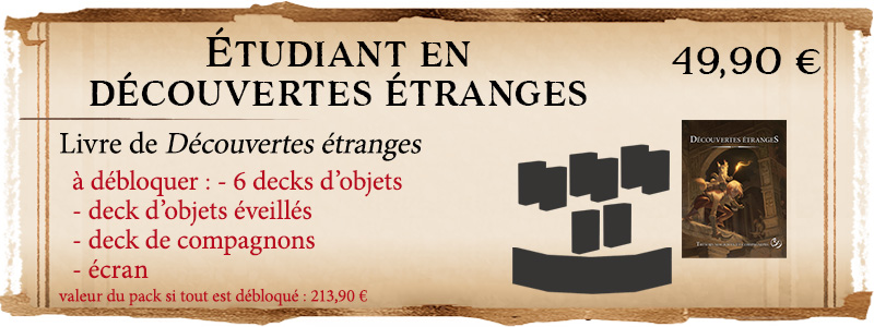 Étudiant en découvertes étranges
