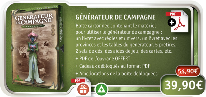 Générateur de campagne Chrysalis - Late Pledge