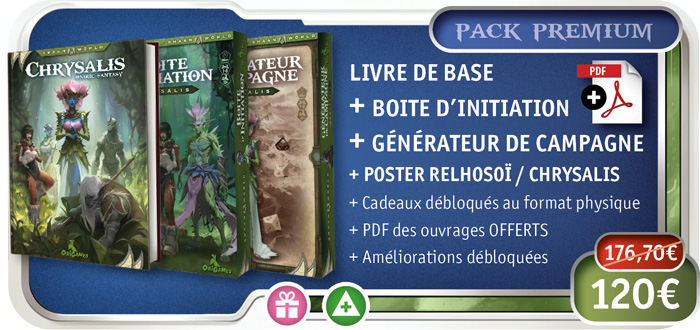 Pack Premium Chrysalis - Late Pledge