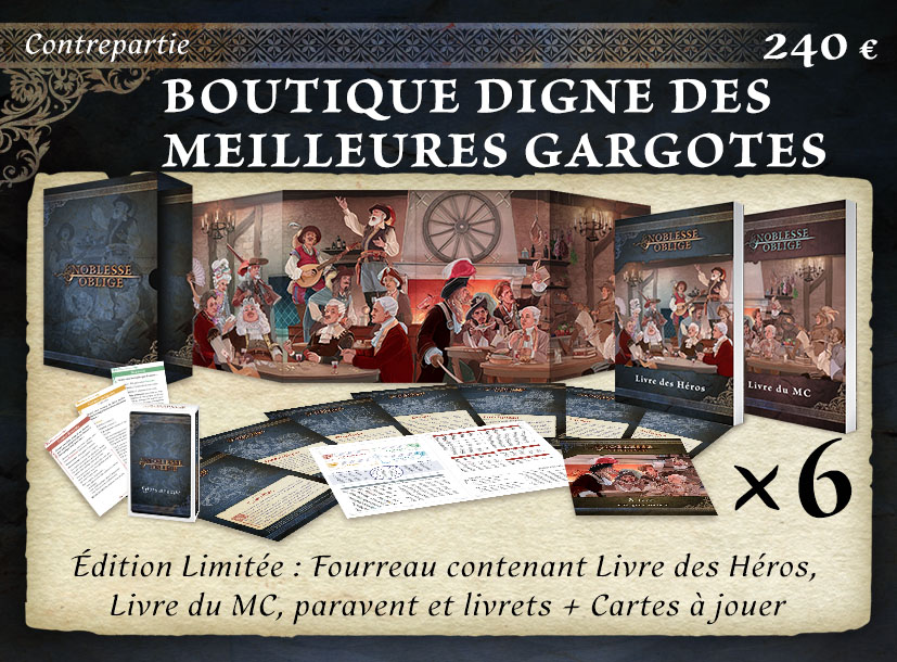 Boutique digne des meilleures gargotes (6 + 6)