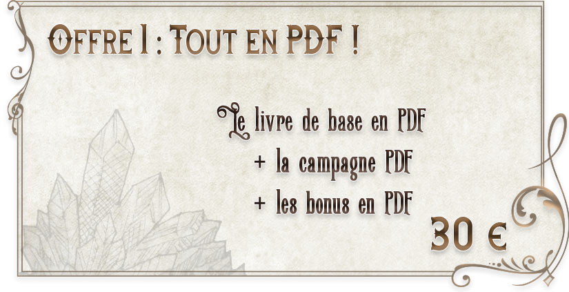 OFFRE 1 : Tout en PDF !