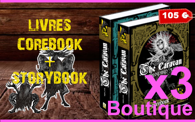 Lot de 3 Packs Corebook & storybook imprimés [Boutique]