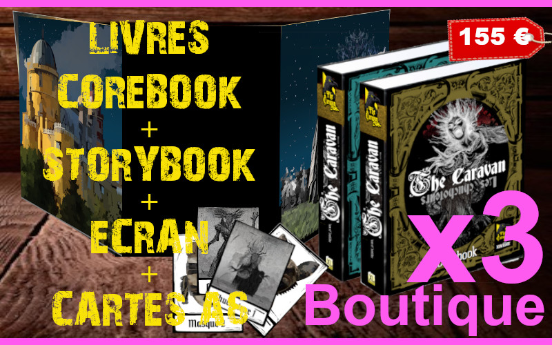 Lot de 3 Packs Complets [Boutique]