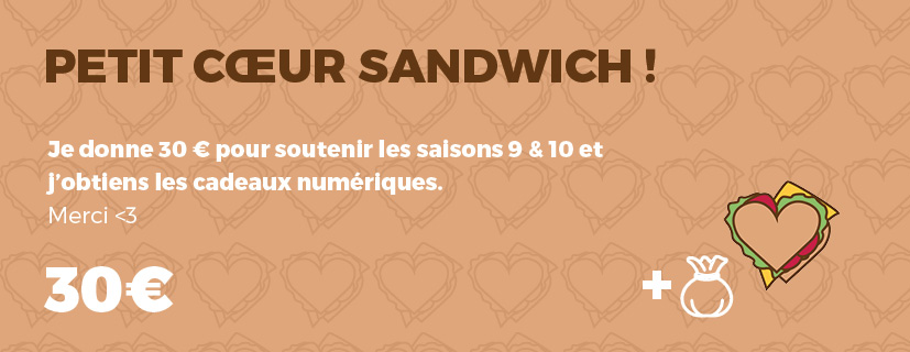 Petit coeur sandwich !