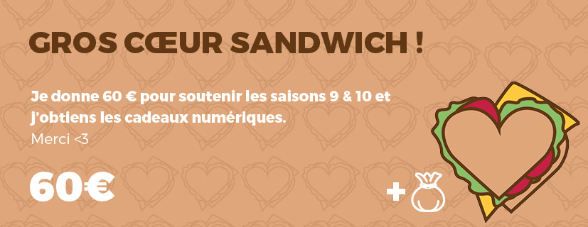 Gros coeur sandwich !