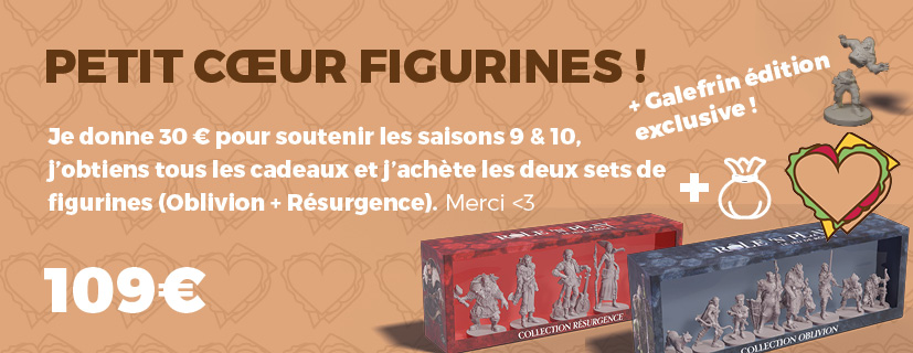Offre petit coeur sandwich et sets de figurines