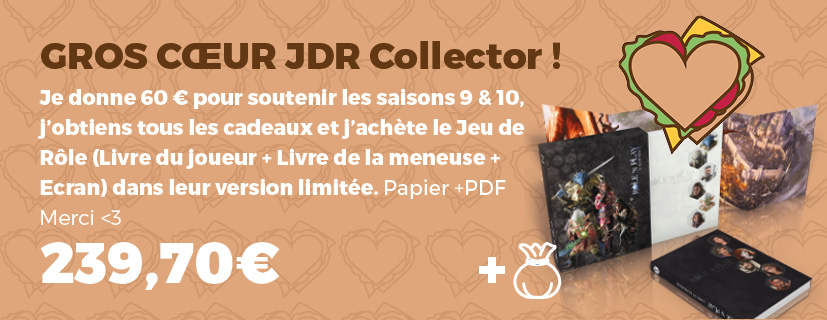 Offre gros coeur sandwich et jeu de rôle Rôle'n Play Collector