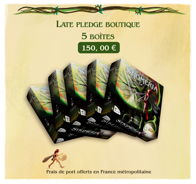 Late pledge Boutique 5 boîtes