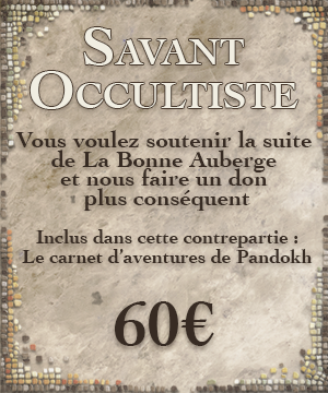 Savant Occultiste - Accès aux options et au carnet d'aventures