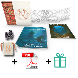 Nemo Early Bird 72h : Livre de base + Fourreau + Ecran + 5D10 + 5 livrets + Paliers
