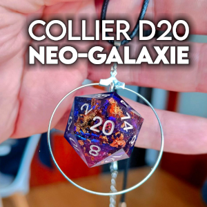 Collier d20 Neo-Galaxie