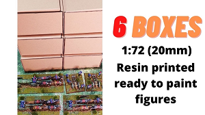 6 boites - 1/72ème (20mm) - Version PHYSIQUE