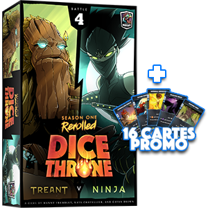 Boîte Duo Dice Throne VF - Treant contre Ninja + Cartes Promo