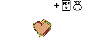 Petit coeur sandwich !