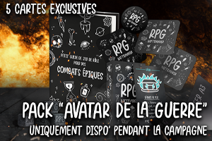 Deck de 83 Cartes (physique+digital) + Poster A3 + 4 pierres à bière + décapsuleur + 3 sous-bocks + Livre