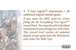 Set of Fear Agent™ RPG Miniatures (7) (No RPG)