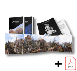 Dyptique des livres de base, écran et suppléments 0 et 1