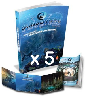 Offre boutique : 5 suppléments Ancienne Atlantide