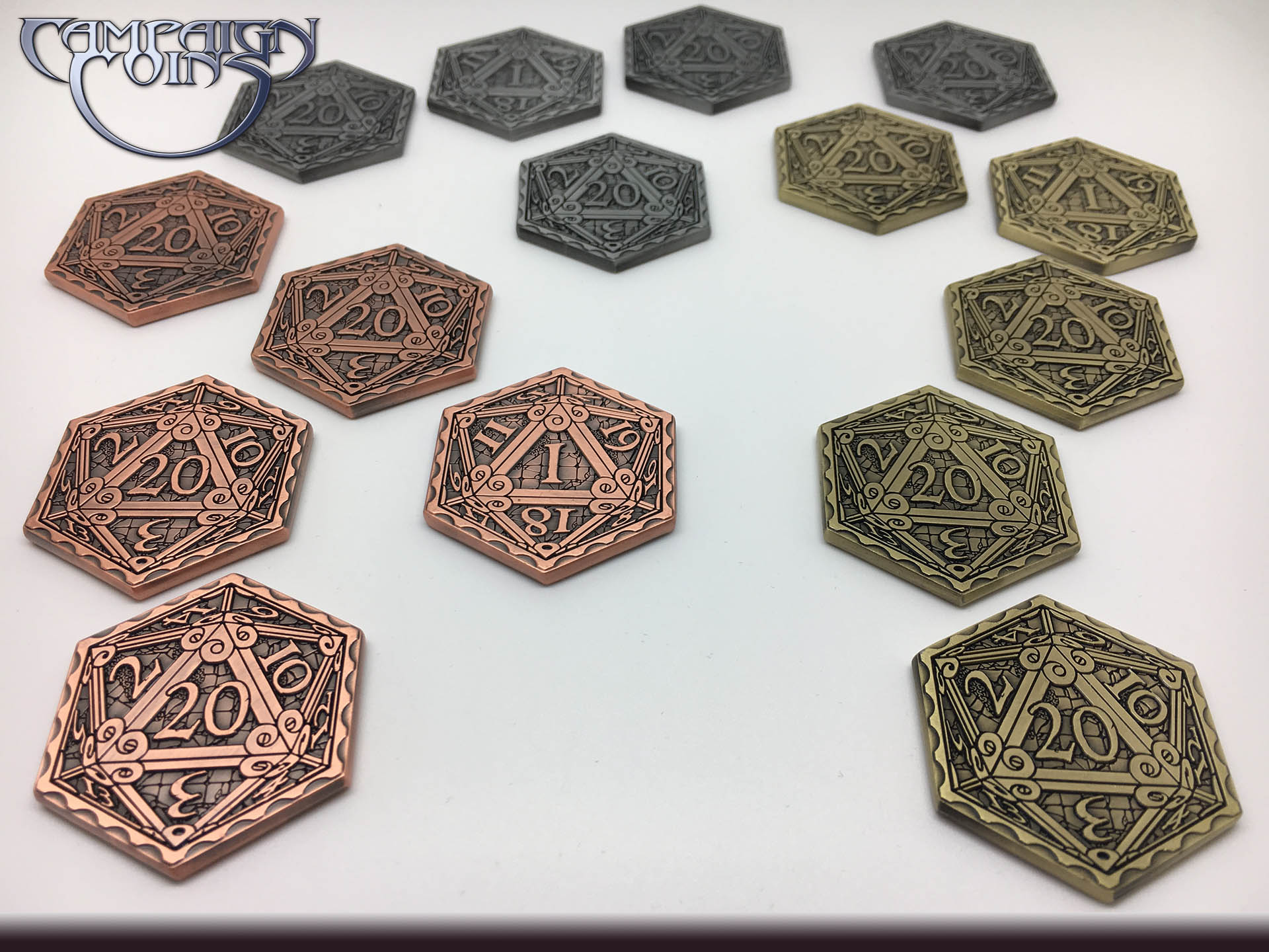 background Epic D20 Coins