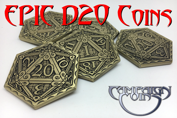 Epic D20 Coins