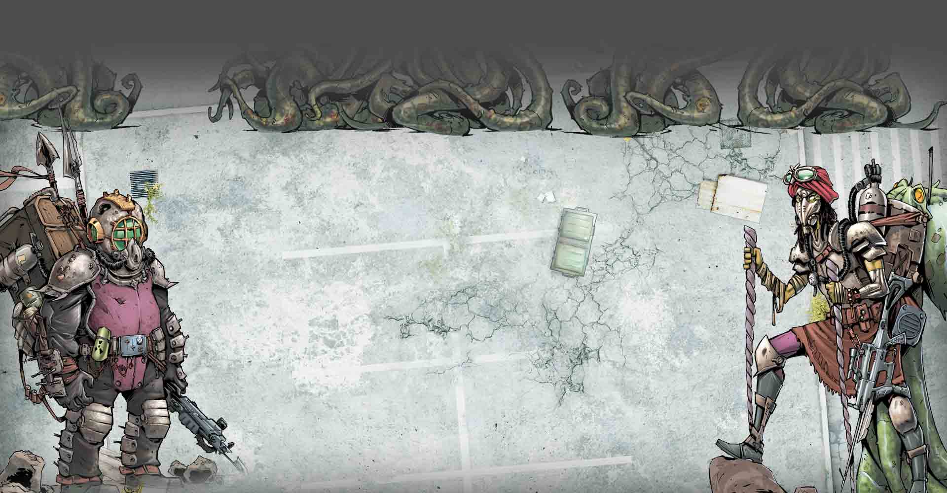 background Eden : Octopus Keepers & LAB 32 Limited Edition Starter Set