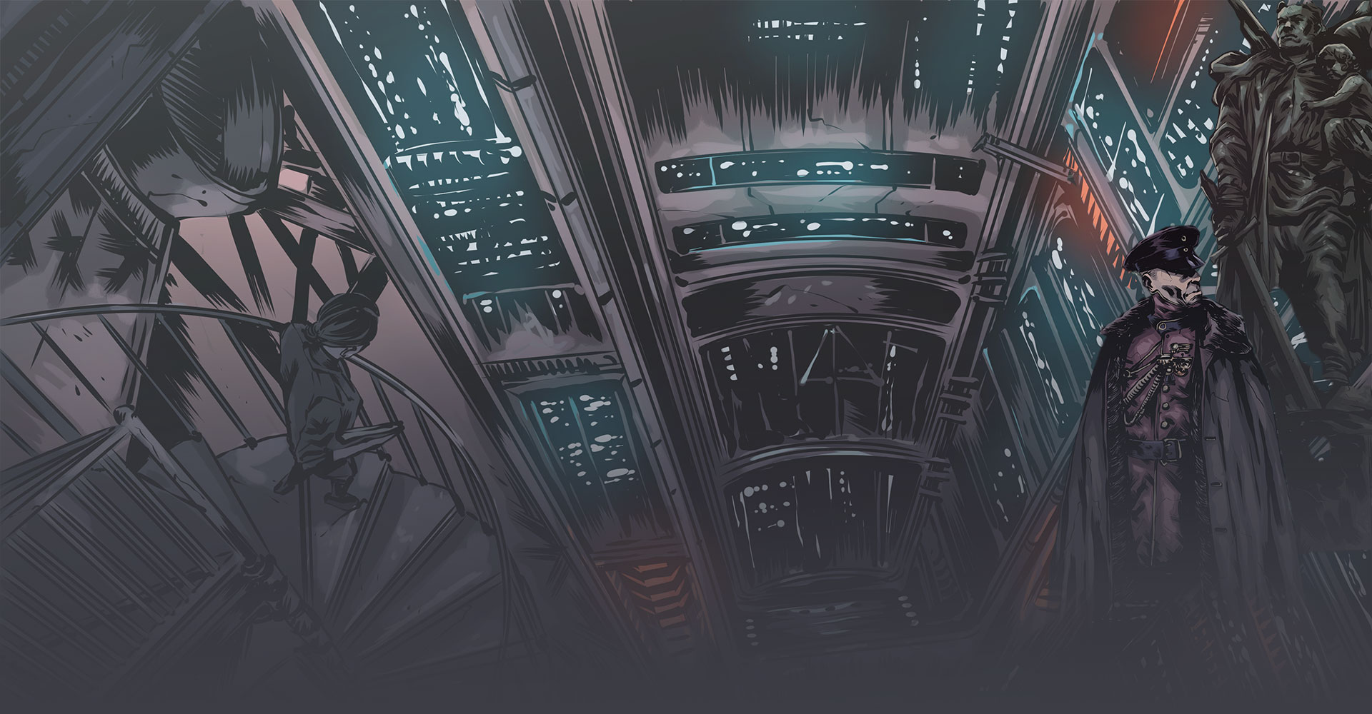 background Mutant: Year Zero - Elysium et La Mort Grise