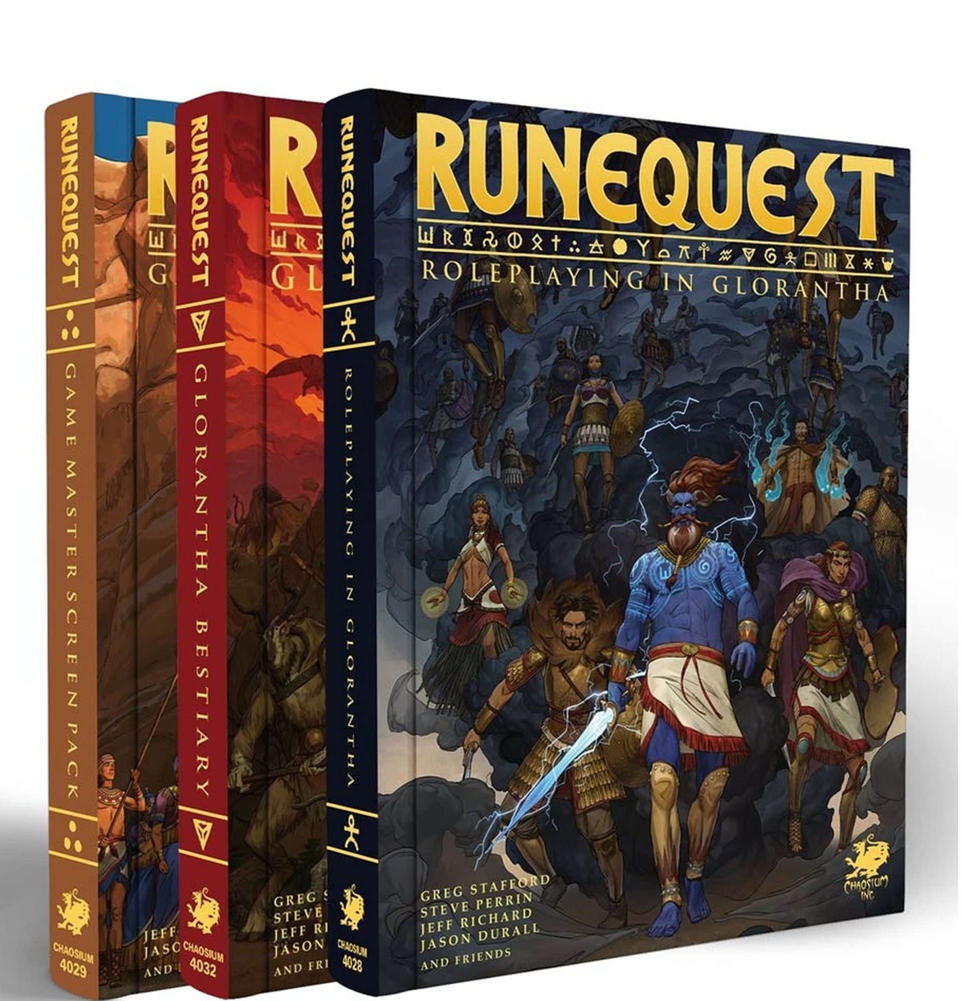 background Official RuneQuest Leather Document Wallet