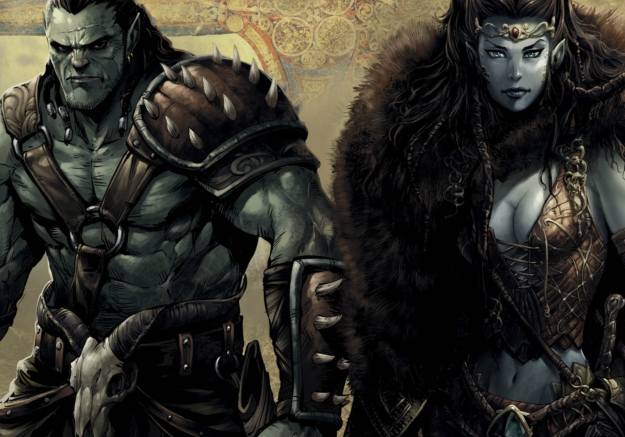 background Elfes & Terres d'Arran (jeu de rôle)