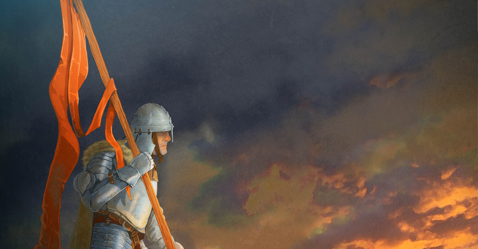 background Rouge Flamme