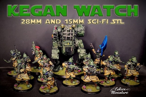 Army of Kegan - Sci Fi 28mm